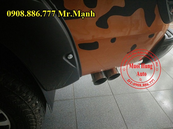 Độ Pô Xe Ford Ranger 2016 Tại tphcm 02