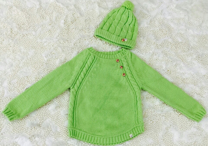                 Áo len Momma Baby 2-10t kèm mũ http://kimnams.vn