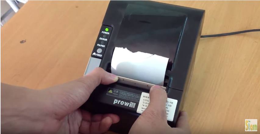 khắc phục lỗi kẹt giấy của máy in bill
