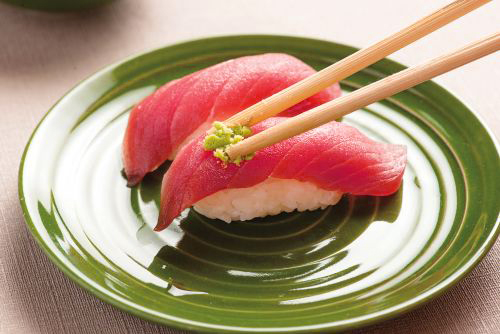 sushi và wasabi