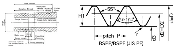 Profile cơ bản của ren BSP