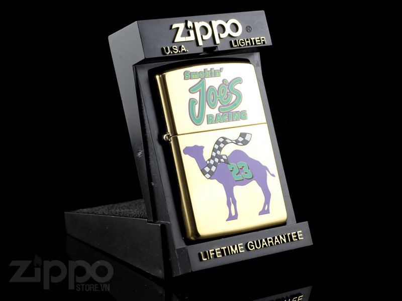 zippo camel smokin joes solid brass