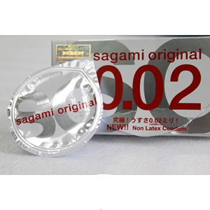 Bao cao su Sagami Original 0,02 hộp 2 chiếc