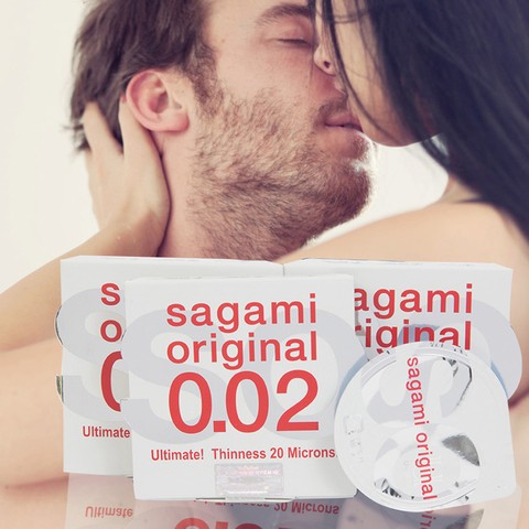 Bao cao su Sagami Original 0,02 hộp 2 chiếc