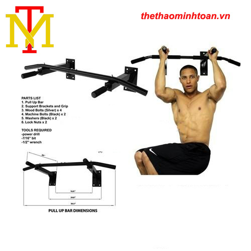 Xà đơn đa năng Wall Pull Up Bar P90X