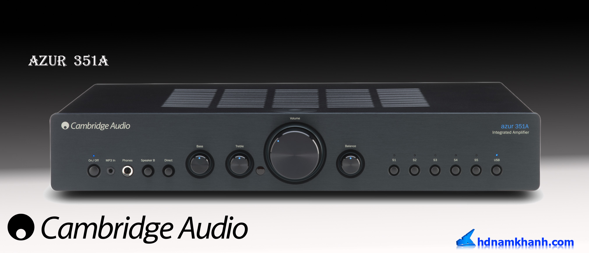 Amply Anh Quốc Cambridge Audio Azur 351A, đẳng cấp âm nhạc chi tiết cao