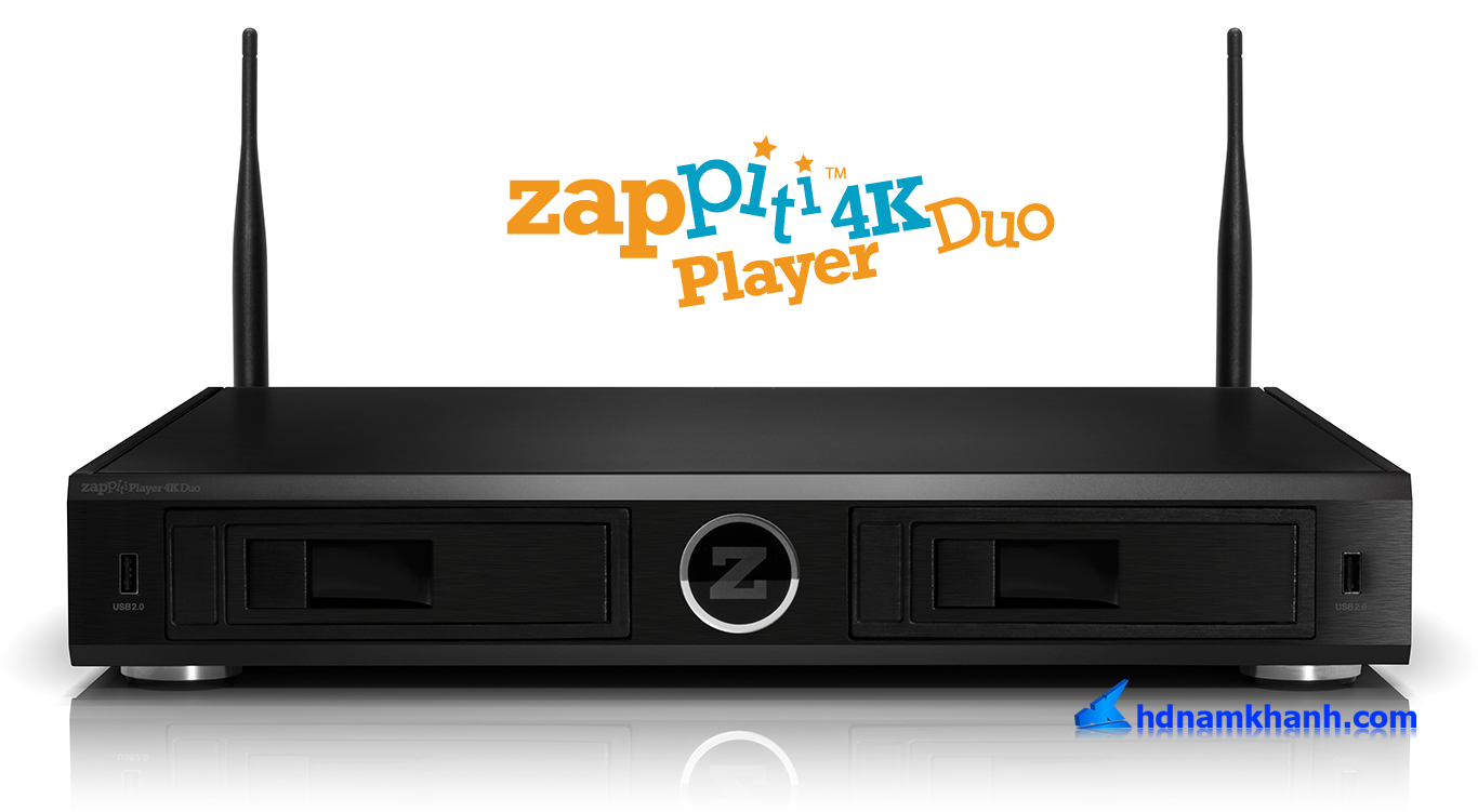 Đầu phát Zappiti Duo 4K, HD Player Cao Cấp của năm 2017