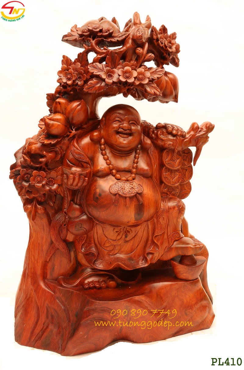 Phật Di Lặc Đứng gốc Đào