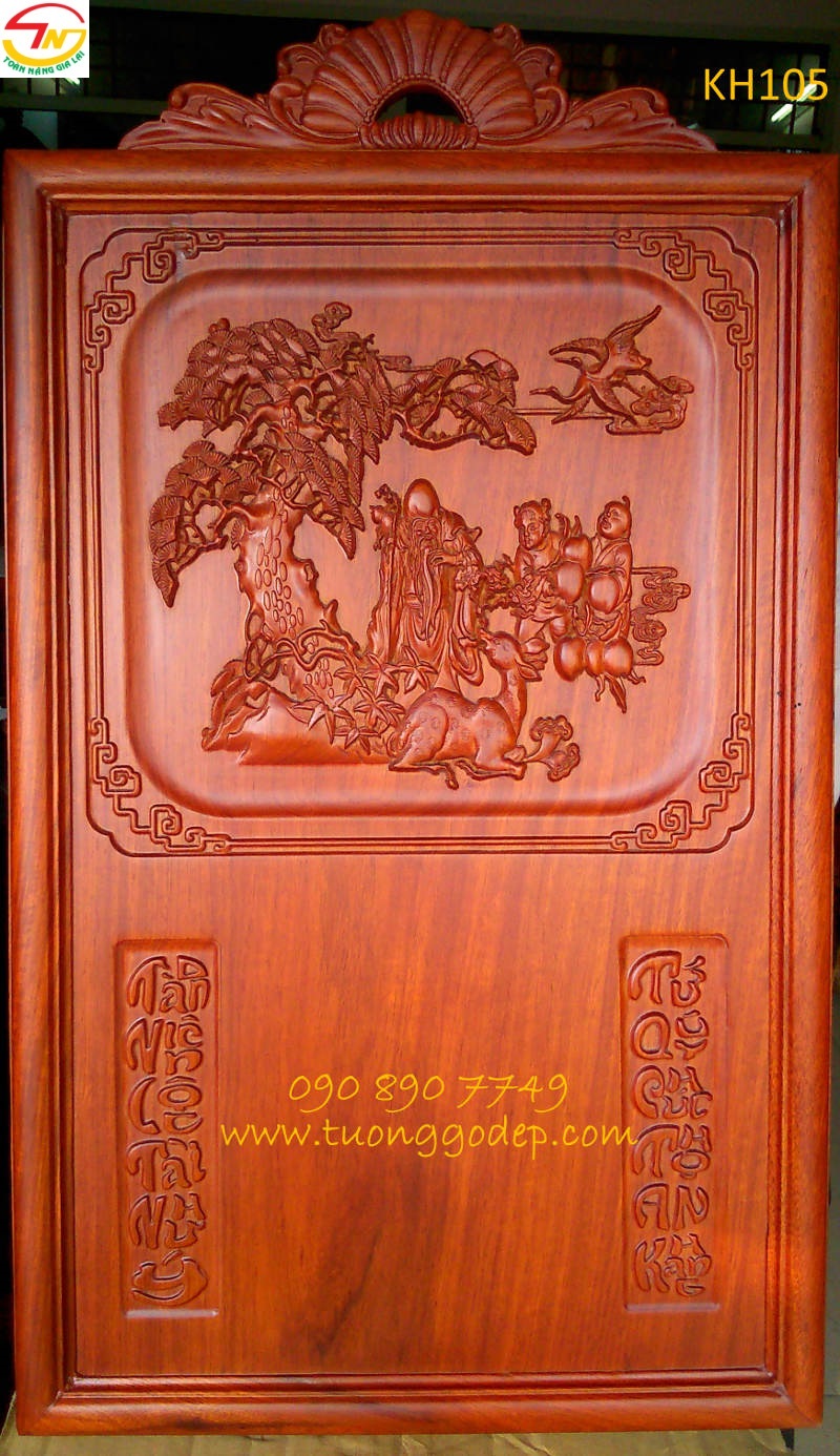 khung hình lịch bằng gỗ