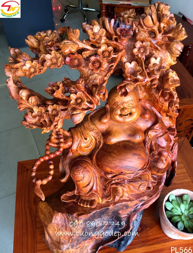 Tượng gỗ Phật Di Lặc, mẫu năm 2016 - 17