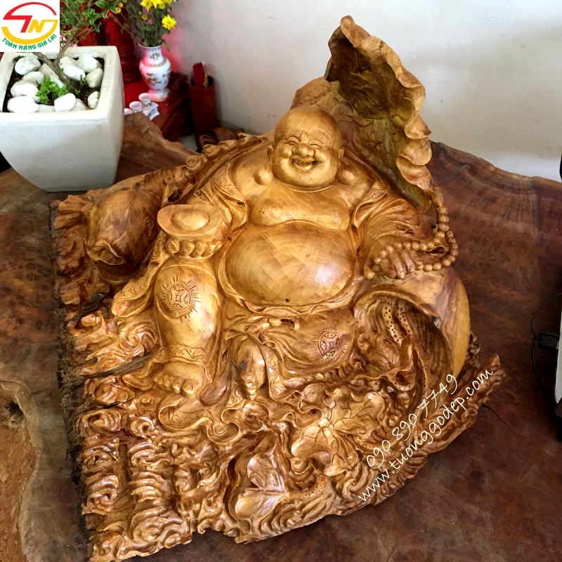 Tượng gỗ Phật Di Lặc, mẫu năm 2016 - 24
