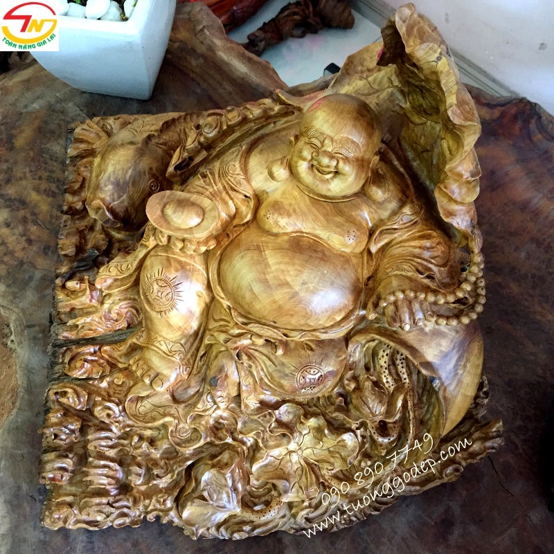 Tượng gỗ Phật Di Lặc, mẫu năm 2016 - 25