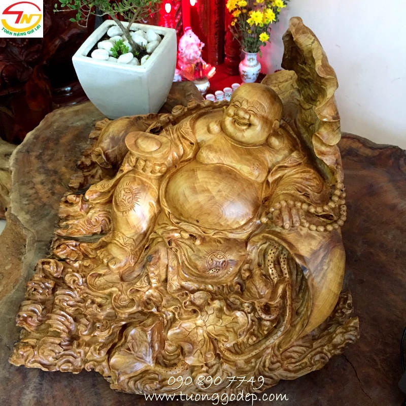 Tượng gỗ Phật Di Lặc, mẫu năm 2016 - 26