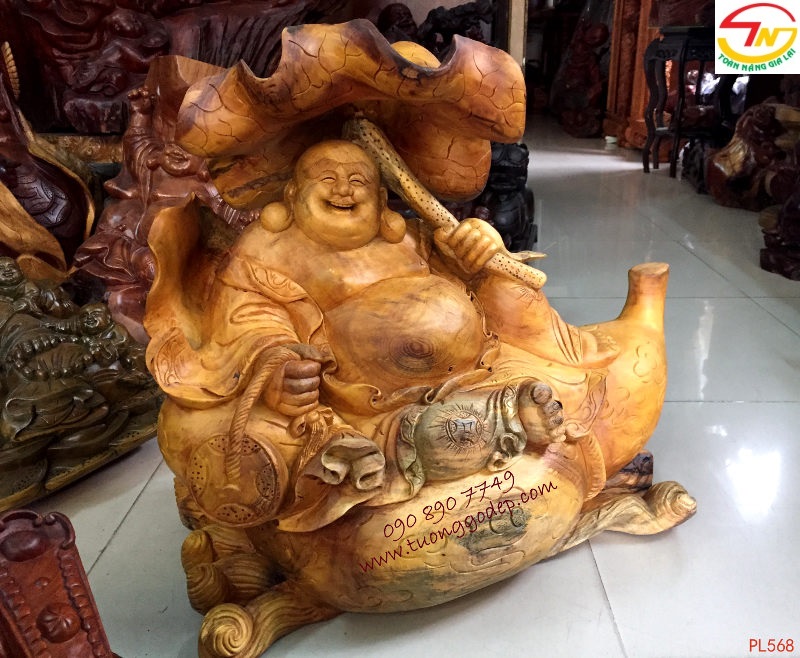 Tượng gỗ Phật Di Lặc, mẫu năm 2016 - 12