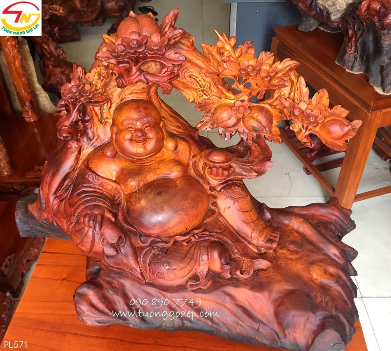 Tượng gỗ Phật Di Lặc, mẫu năm 2016 - 10
