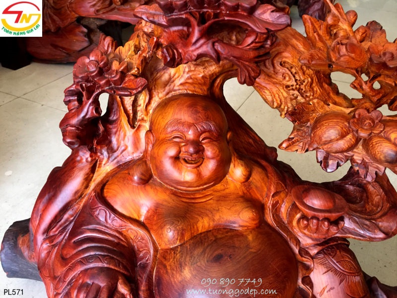 Tượng gỗ Phật Di Lặc, mẫu năm 2016 - 11