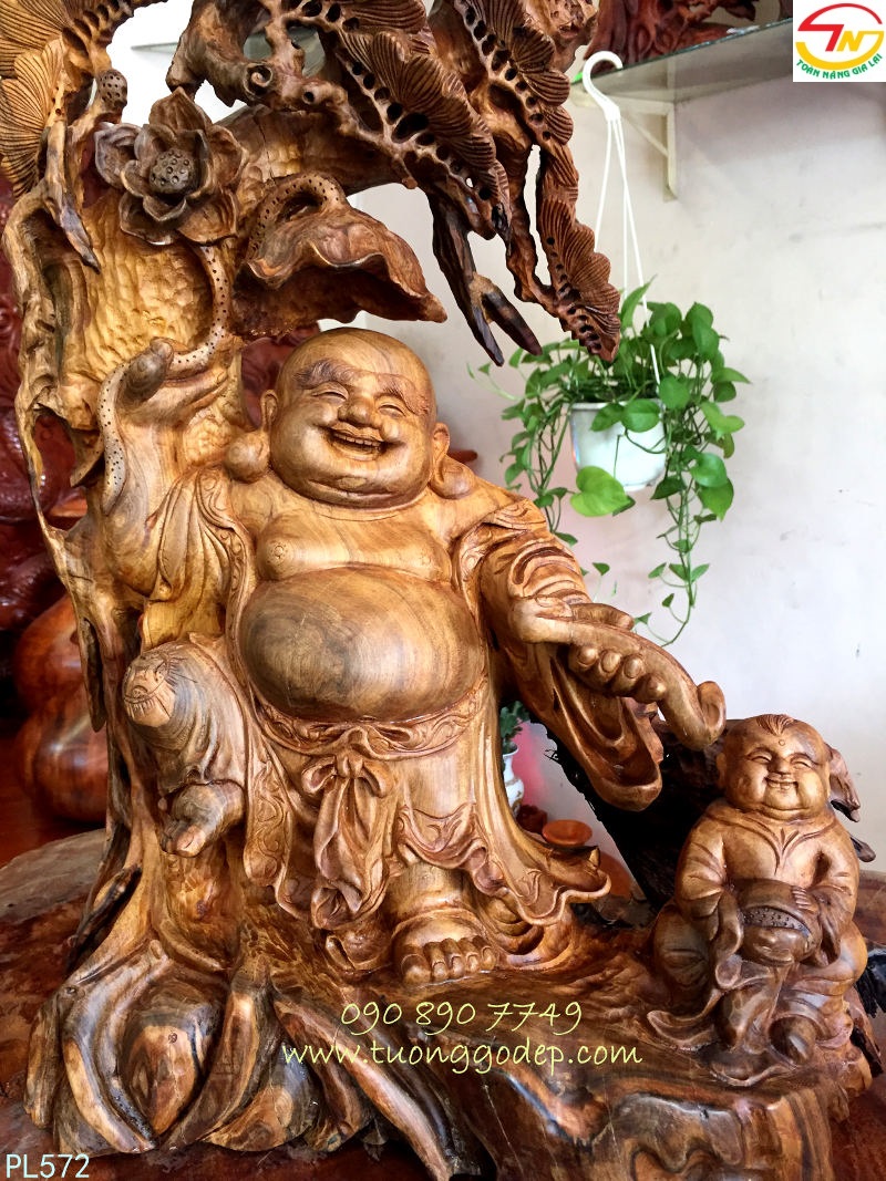 Tượng gỗ Phật Di Lặc, mẫu năm 2016 - 8