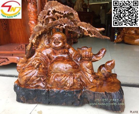 Tượng gỗ Phật Di Lặc, mẫu năm 2016 - 5