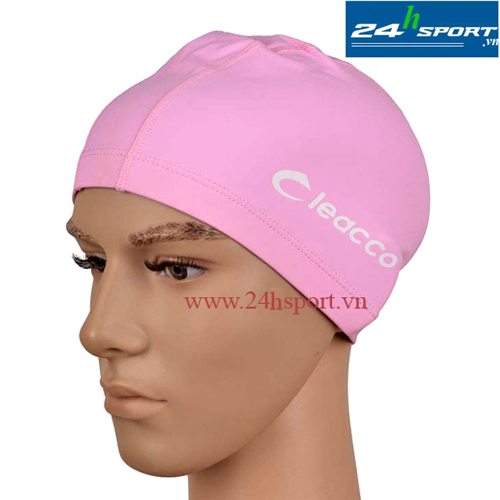 Mũ bơi 2 lớp Cleacco Pink cực rẻ