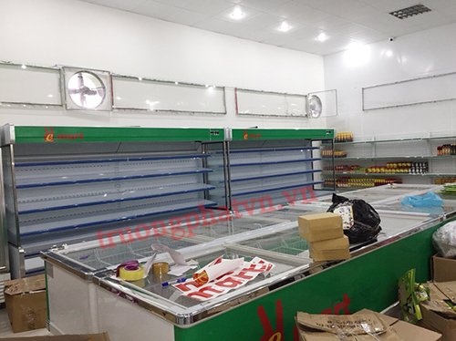 Lắp đặt tủ siêu thị tại Hải Phòng 