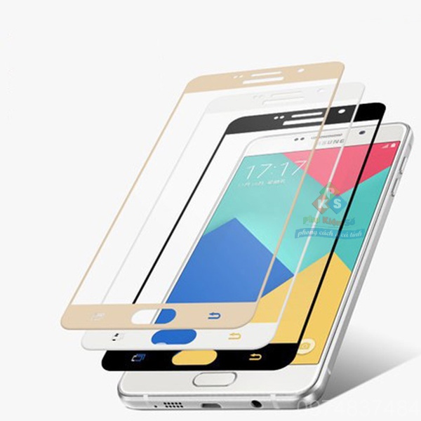 Kính cuờng lực Samsung Galaxy A9 pro độ cuờng lực9H full màn hình chống trầy cực tốt