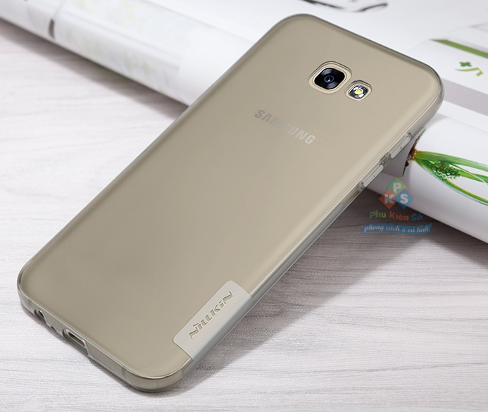Ốp lưng Samsung Galaxy A7 2017 dẻo trong suốt Nillkin