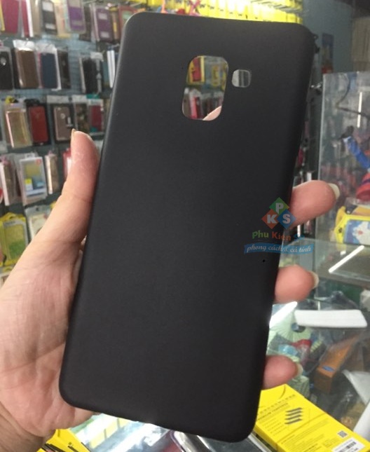 Ốp lưng Samsung Galaxy A8 Plus 2018 dẻo đen