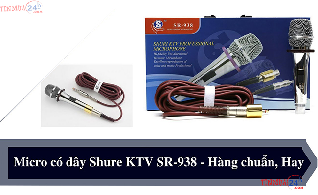 Micro có dây Shuri SR-938 giá rẻ 