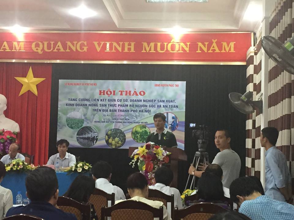 Hội thảo thực phẩm sạch ở Hà Nội