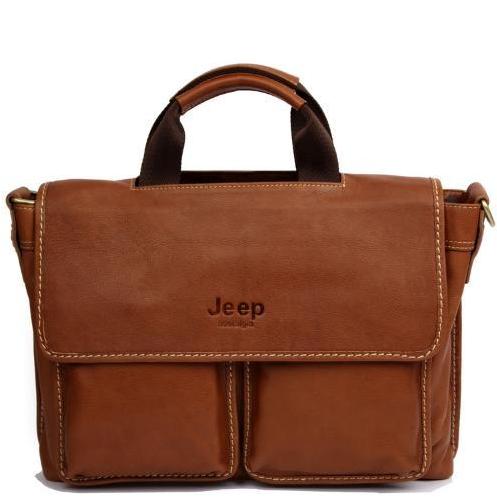 Túi xách da Jeep của Mỹ, túi đeo ngang, túi xách da bò nam, cặp da công sở