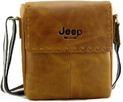 Túi xách da Jeep của Mỹ, túi đeo ngang, túi xách da bò nam, cặp da công sở - 8