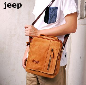 Túi xách da Jeep của Mỹ, túi đeo ngang, túi xách da bò nam, cặp da công sở - 14