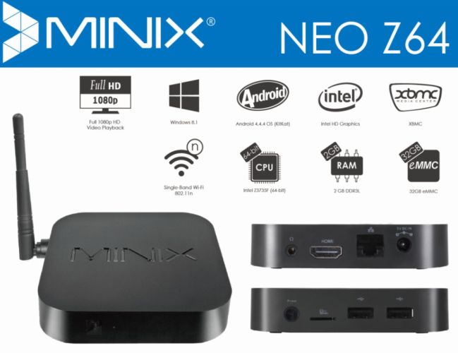 Android TV Box Minix Neo Z64A