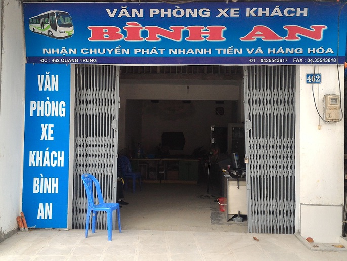 Văn phòng Xe khách Bình An - 462 Quang Trung - Hà Đông