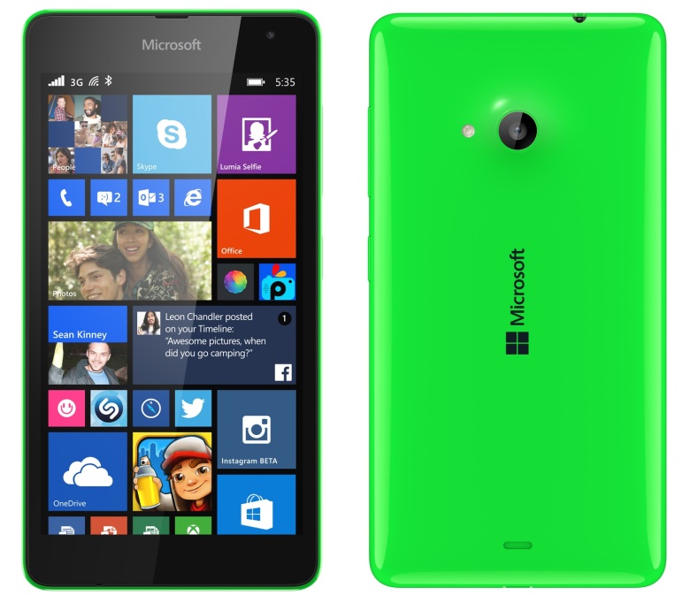 Lumia 535 đa tính năng, đa màu sắc