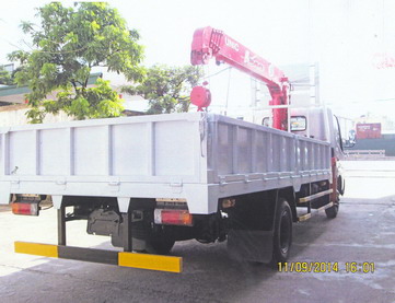 Xe tải gắn cẩu 3 tấn- Hino XZU730 gắn cẩu Unic Urv345