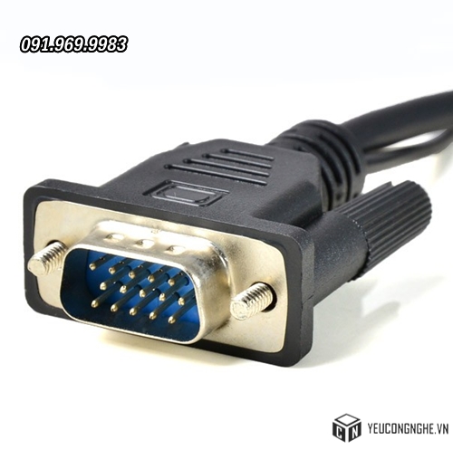 Bộ cáp chuyển đổi tín hiệu từ cổng VGA audio ra đầu HDMI