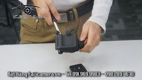 Panhead cho tripod tay cầm gắn chân máy ảnh chất liệu nhựa PT-303