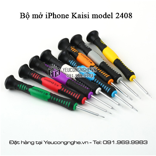 Bộ dụng cụ mở và sửa chữa iPhone chất lượng tốt 16 trong 1 hãng Kaisi