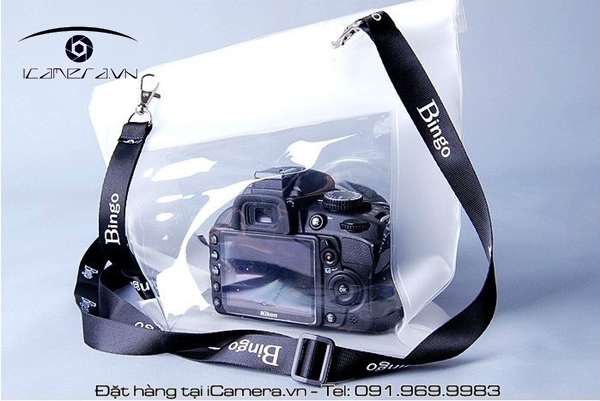 Bao chống nước cho máy ảnh Canon, Nikon DSLR lens ống ngắn