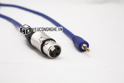 Dây cáp truyền tín hiệu đầu mic XLR ra cổng Audio 3.5mm dài 3m YX-1372B