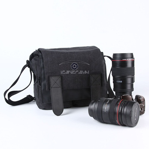 Túi đựng máy ảnh DSLR Caden M2 size vừa màu đen