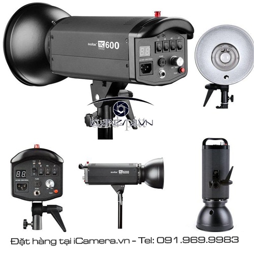Đèn Flash Godox cho studio đèn nháy chụp ảnh TC600