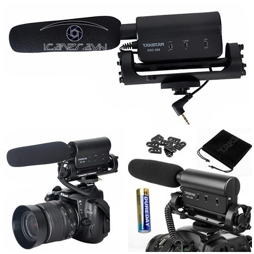 Mic thu âm gắn máy quay TAKSTAR SGC-598 DV / DSLR Camera