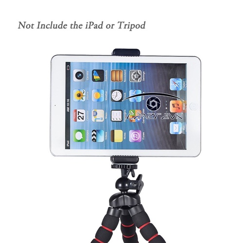Gá kẹp iPad mini lên tripod Tablet Tripod Mount Adapter độ rộng 112-142mm