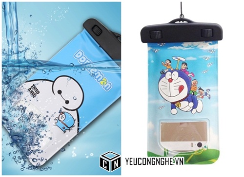 Bao chống nước iPhone 6 Plus waterproof bag cho điện thoại smartphone hoạt hình