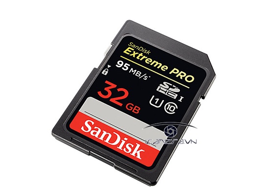 Thẻ nhớ SD Extreme Pro U3 UHS-I 32GB Sandisk tốc độ 95MB/s SDSDXXG-032G-GN4IN