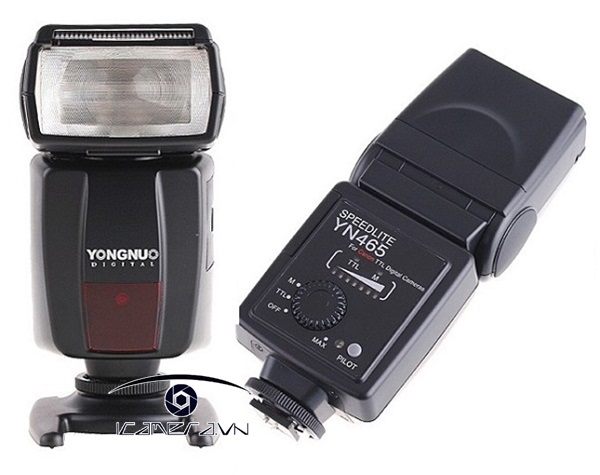 Đèn speedlite flash Yongnuo YN-465 cho máy ảnh Canon, Nikon chế độ TTL tiện dụng