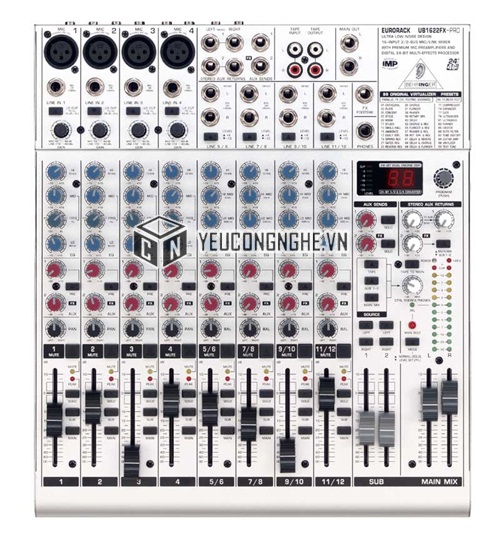 Mixer EuroRack UB1622FX-Pro chất lượng cao cho phòng thu, studio