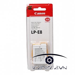 Pin máy ảnh kỹ thuật số Canon LP-E8 chất lượng,giá rẻ.